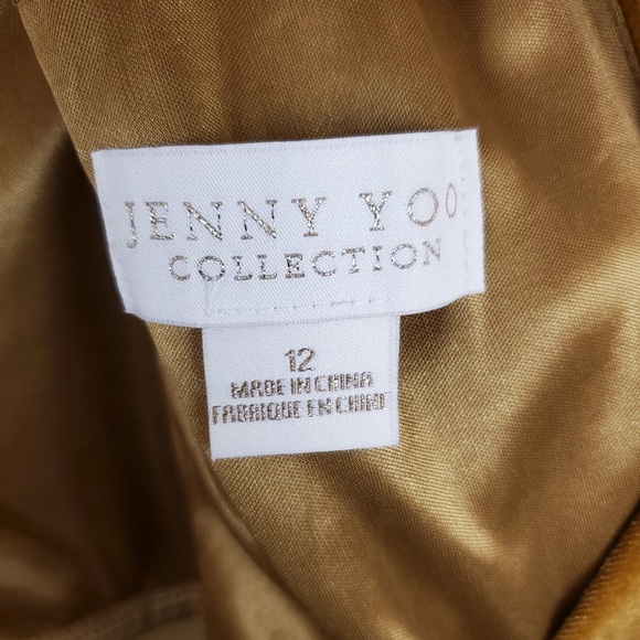 Jenny Yoo Ellis Velvet Open Back Dress - Picture 8 of 12